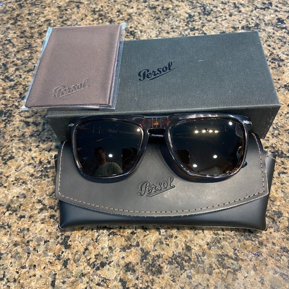 Persol PO3225S - Havana frame and polarized brown lens - Picture 3 of 3